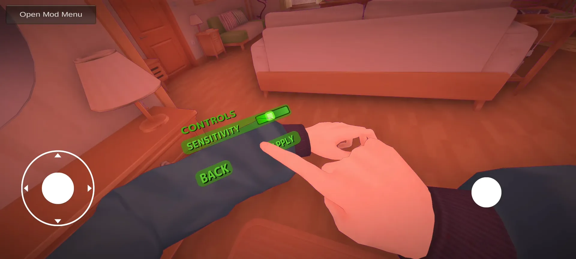 MiSide Zero controls and settings interface